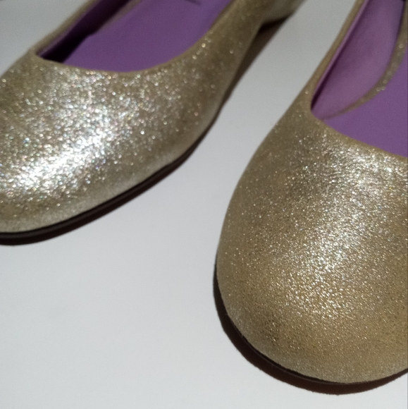 Jeffrey Campbell Handmade Tahiti Last Gold Glitter Wedge size 8 - Picture 14 of 16